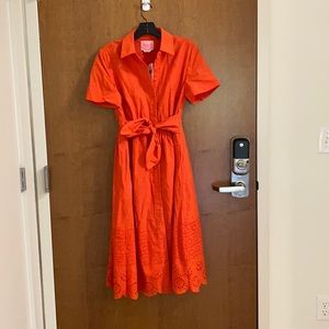 NWT orange shirt dress from Kate spade